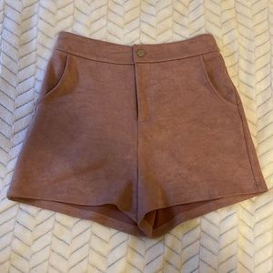 Size small blush pink high waisted shorts